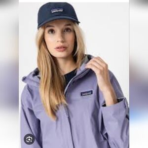Patagonia Light Lavender  Rain Coat Jacket .